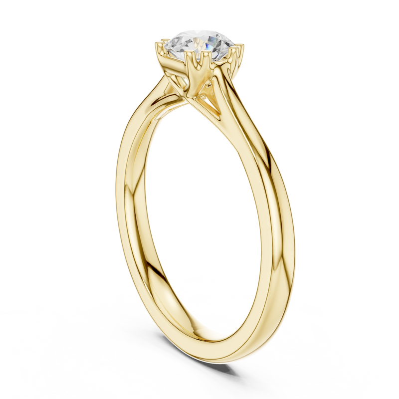 Ladies Ring DDLR-551@7 - Yellow Gold - Image