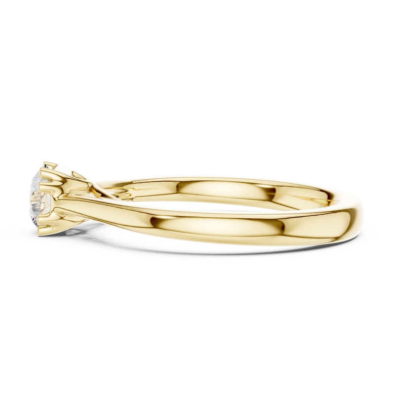 Ladies Ring DDLR-551@7 - Yellow Gold - Image