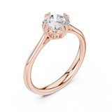 Ladies Ring DDLR-552@7 - Rose Gold - Image