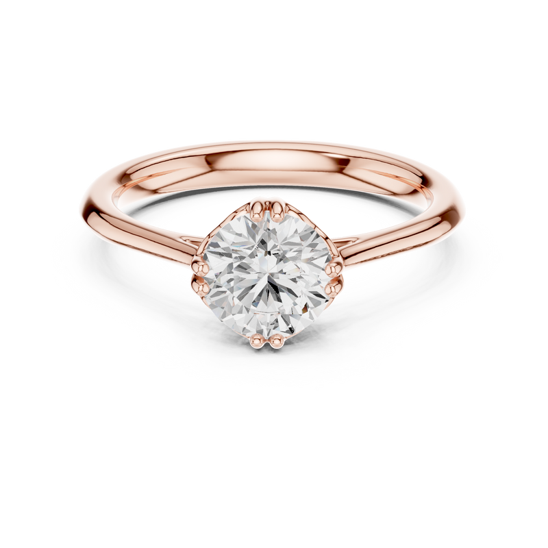 Ladies Ring DDLR-552@7 - Rose Gold - Image