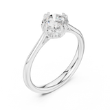 Ladies Ring DDLR-552@7 - White Gold - Image