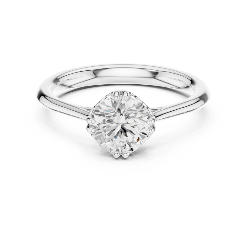 Ladies Ring DDLR-552@7 - White Gold - Image