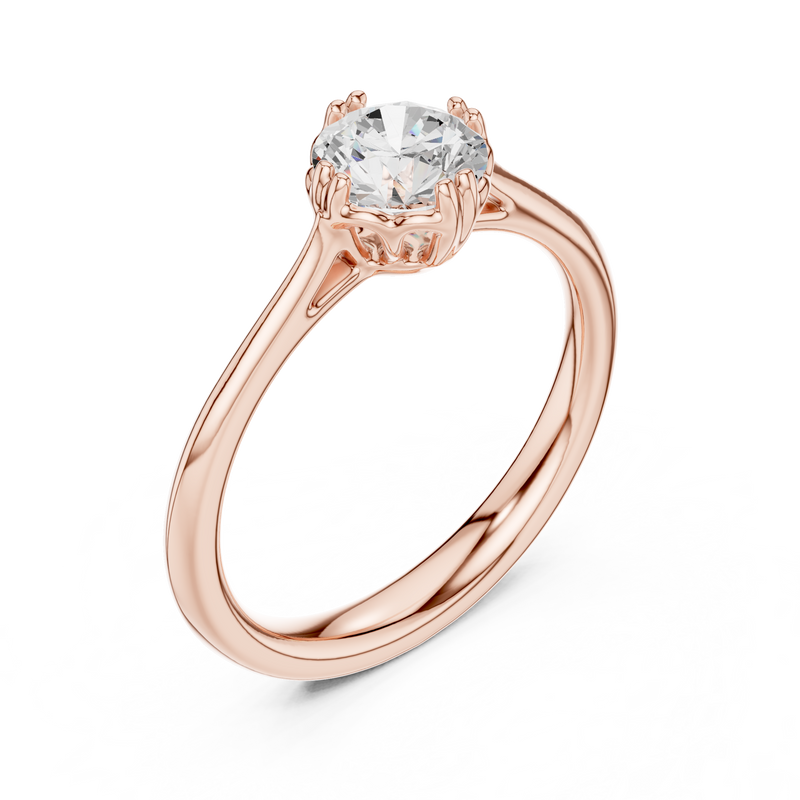 Ladies Ring DDLR-553@7 - Rose Gold - Image