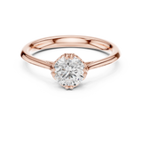 Ladies Ring DDLR-553@7 - Rose Gold - Image