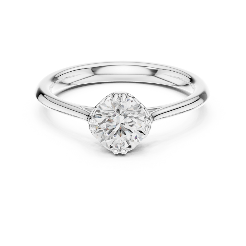Ladies Ring DDLR-553@7 - White Gold - Image