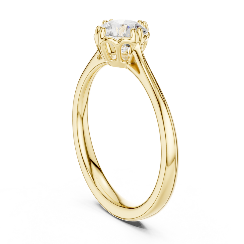Ladies Ring DDLR-553@7 - Yellow Gold - Image