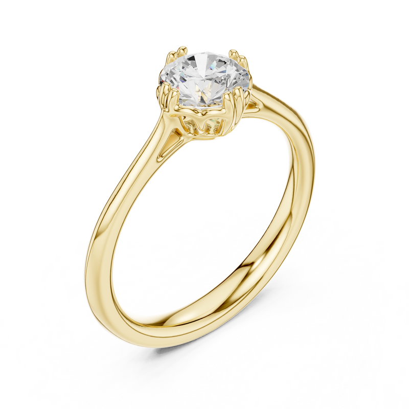 Ladies Ring DDLR-553@7 - Yellow Gold - Image