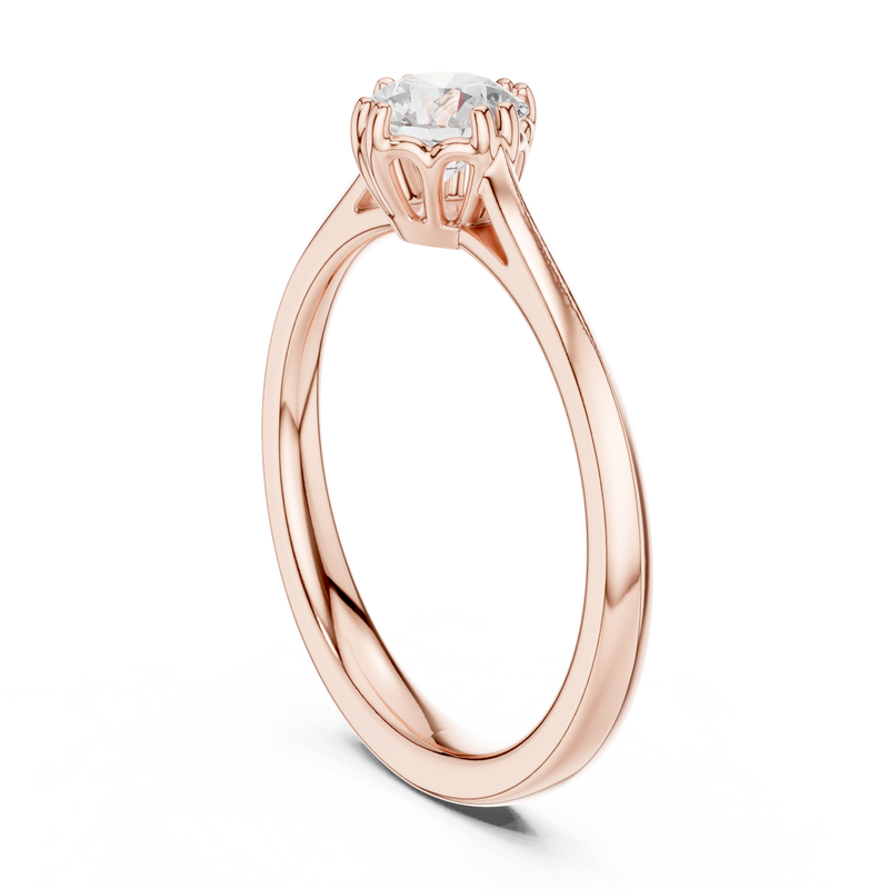 Ladies Ring DDLR-554@7 - Rose Gold - Image