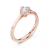 Ladies Ring DDLR-554@7 - Rose Gold - Image