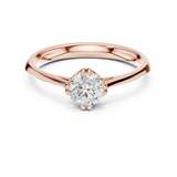 Ladies Ring DDLR-554@7 - Rose Gold - Image