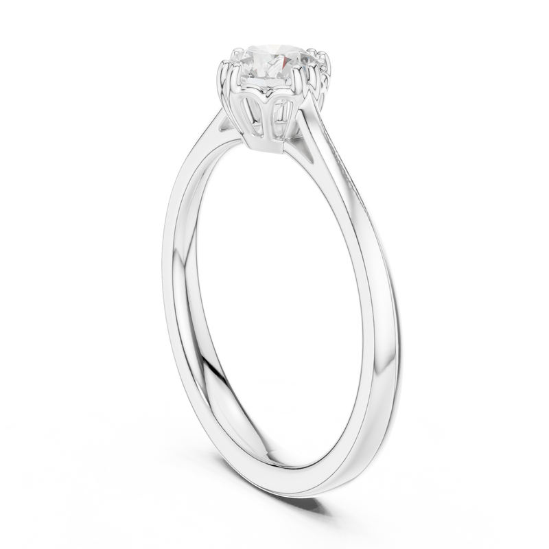 Ladies Ring DDLR-554@7 - White Gold - Image