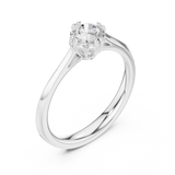 Ladies Ring DDLR-554@7 - White Gold - Image