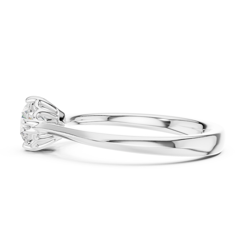 Ladies Ring DDLR-554@7 - White Gold - Image