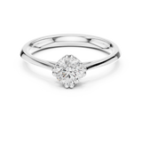Ladies Ring DDLR-554@7 - White Gold - Image