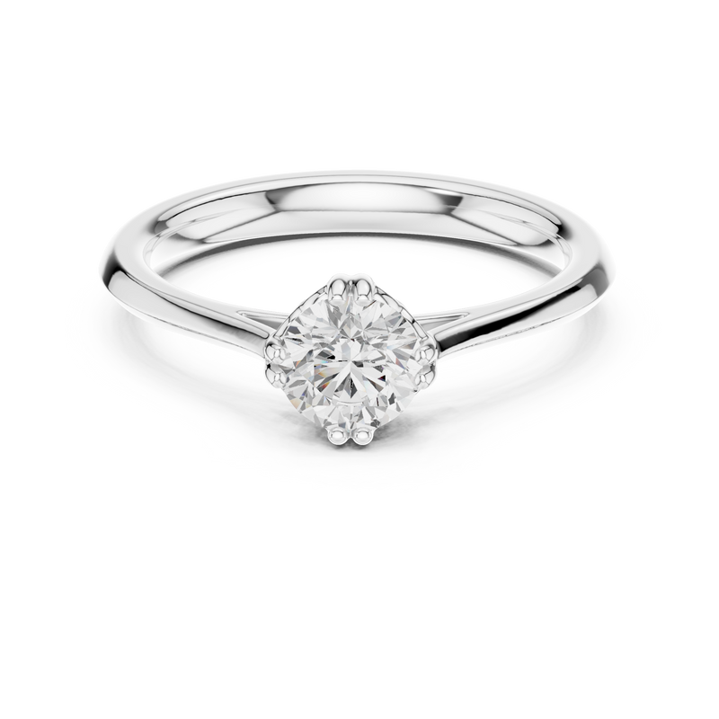 Ladies Ring DDLR-554@7 - White Gold - Image