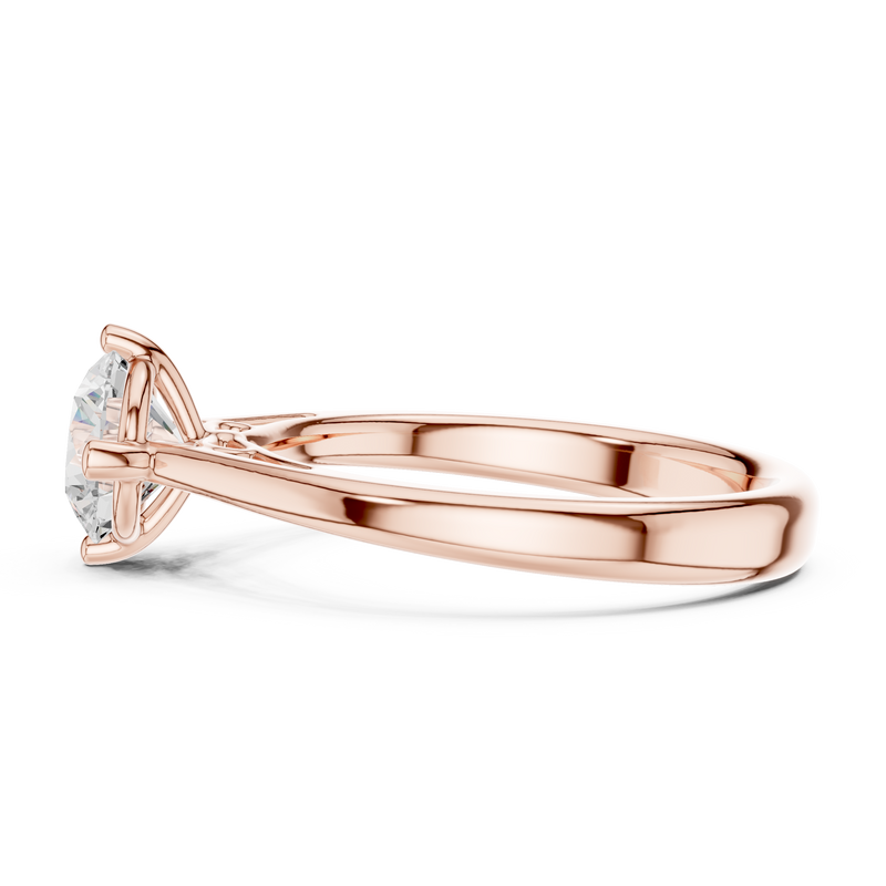 Ladies Ring DDLR-555@7 - Rose Gold - Image