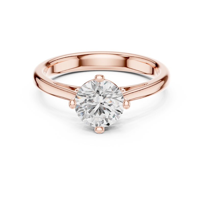 Ladies Ring DDLR-555@7 - Rose Gold - Image