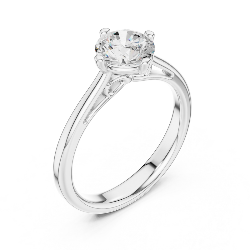 Ladies Ring DDLR-555@7 - White Gold - Image