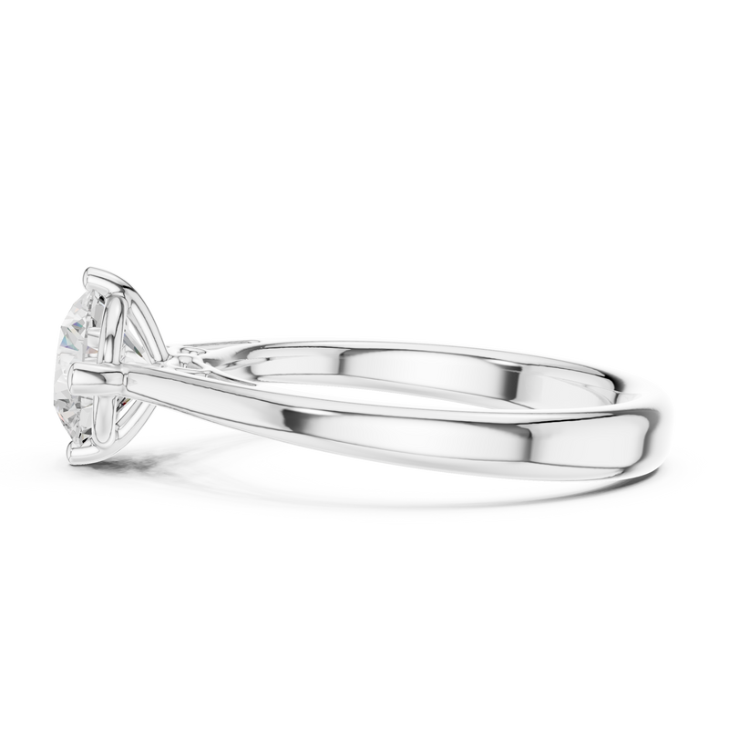 Ladies Ring DDLR-555@7 - White Gold - Image