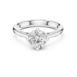 Ladies Ring DDLR-555@7 - White Gold - Image