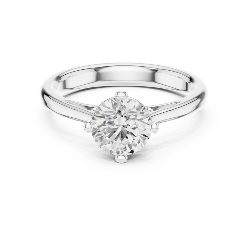 Ladies Ring DDLR-555@7 - White Gold - Image