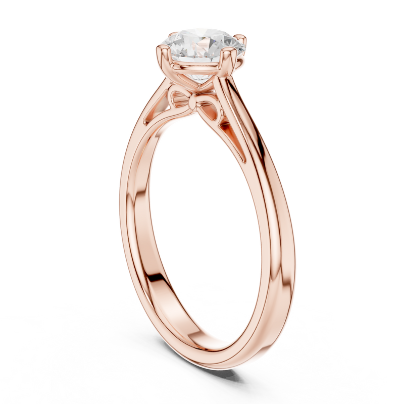 Ladies Ring DDLR-556@7 - Rose Gold - Image