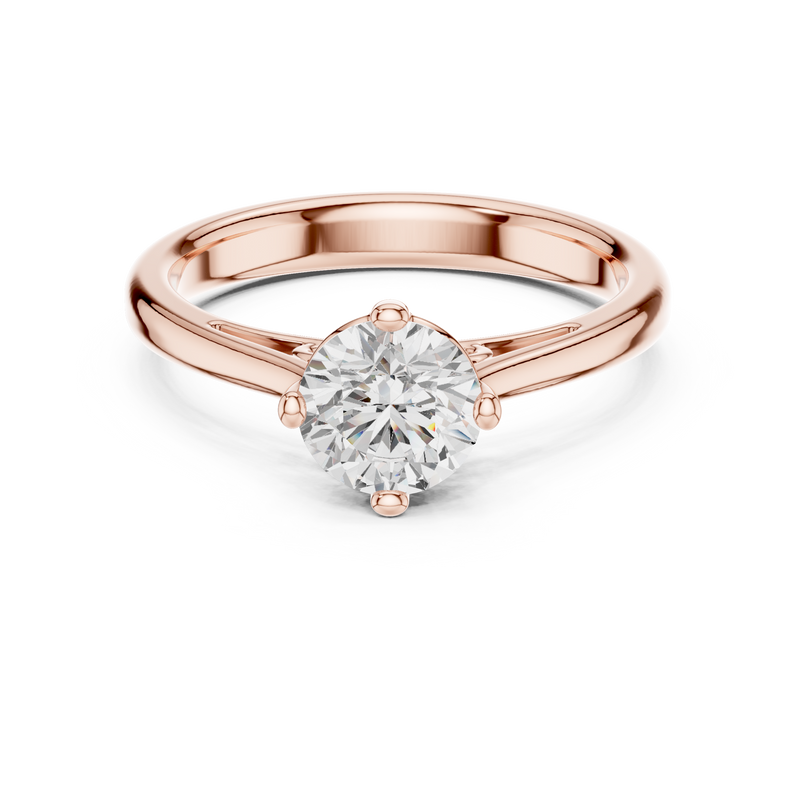 Ladies Ring DDLR-556@7 - Rose Gold - Image