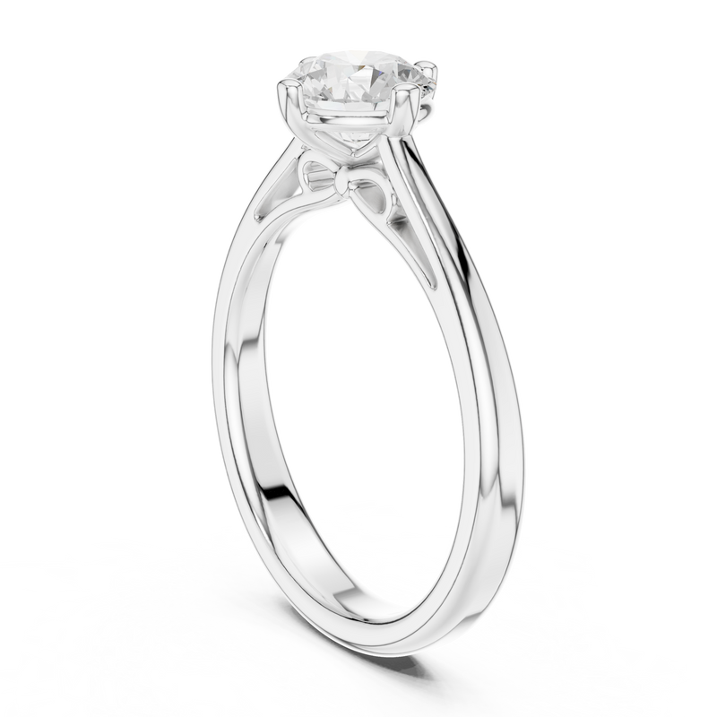 Ladies Ring DDLR-556@7 - White Gold - Image