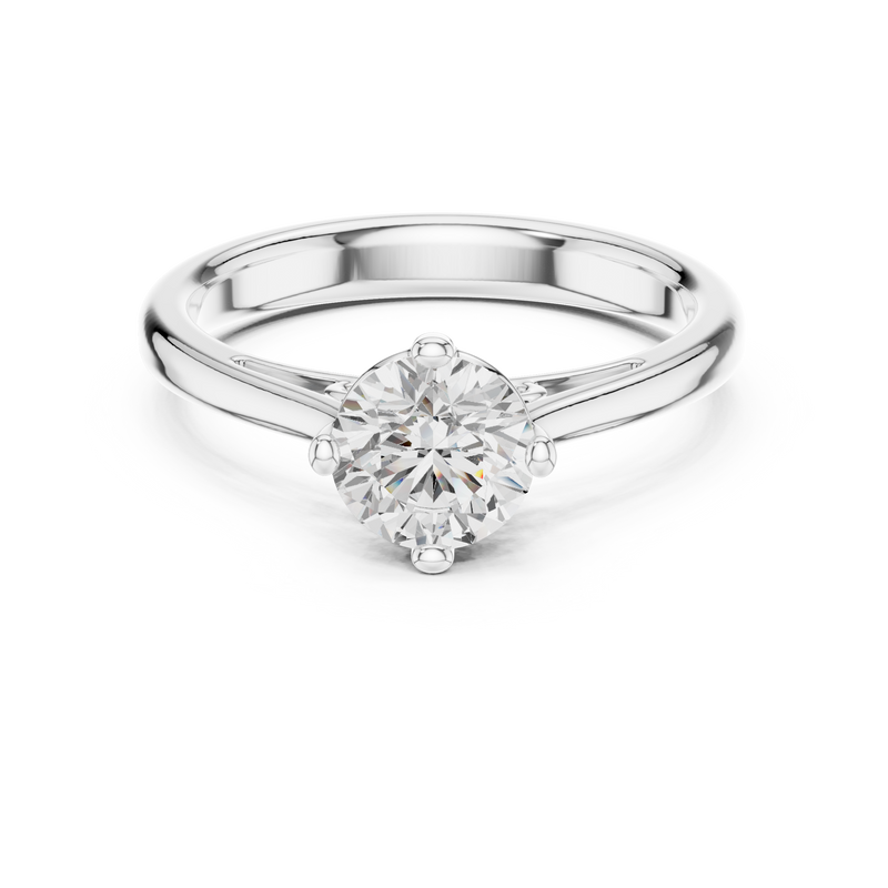 Ladies Ring DDLR-556@7 - White Gold - Image