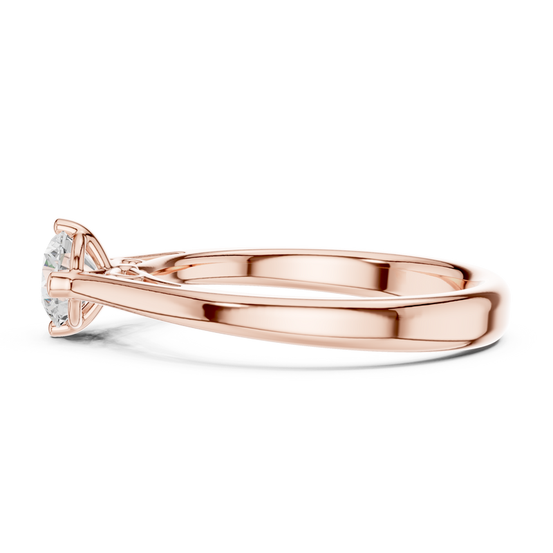 Ladies Ring DDLR-557@7 - Rose Gold - Image