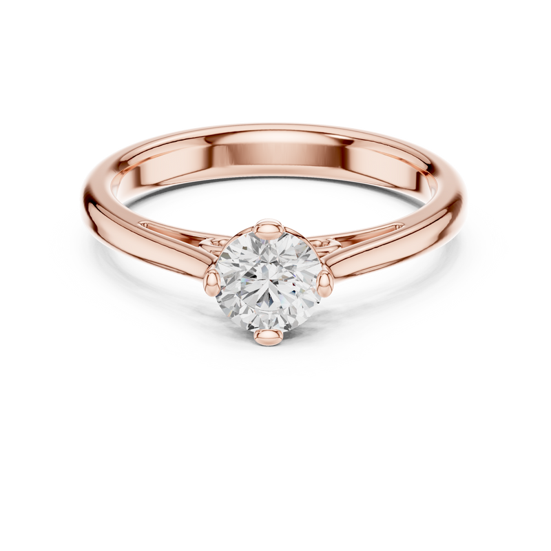 Ladies Ring DDLR-557@7 - Rose Gold - Image
