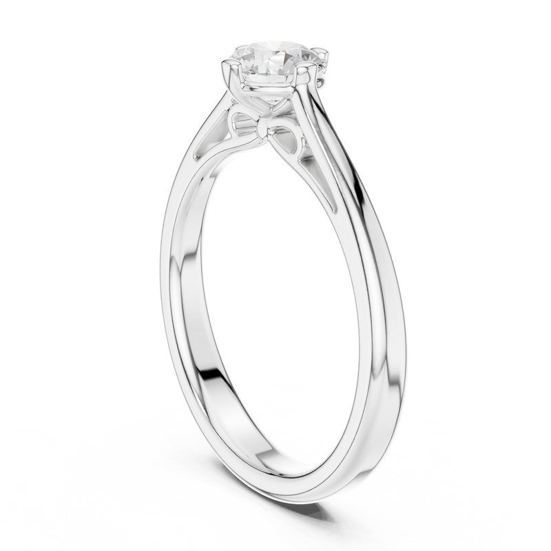 Ladies Ring DDLR-557@7 - White Gold - Image