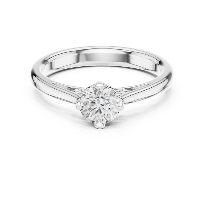 Ladies Ring DDLR-557@7 - White Gold - Image