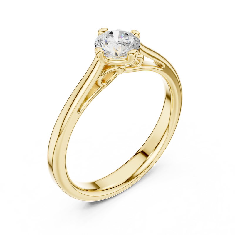 Ladies Ring DDLR-557@7 - Yellow Gold - Image