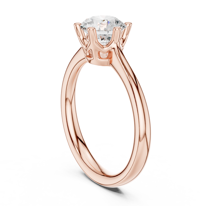 Ladies Ring DDLR-558@7 - Rose Gold - Image