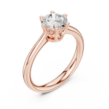 Ladies Ring DDLR-558@7 - Rose Gold - Image