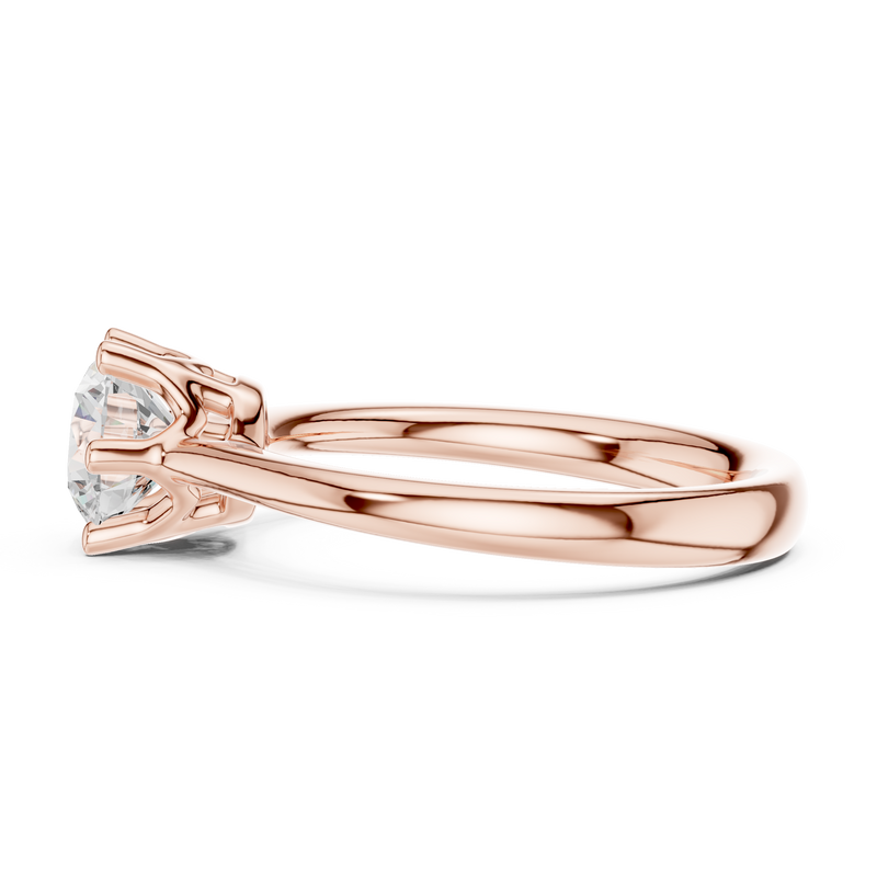 Ladies Ring DDLR-558@7 - Rose Gold - Image