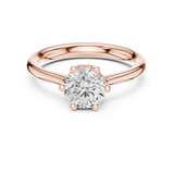 Ladies Ring DDLR-558@7 - Rose Gold - Image