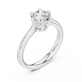 Ladies Ring DDLR-558@7 - White Gold - Image