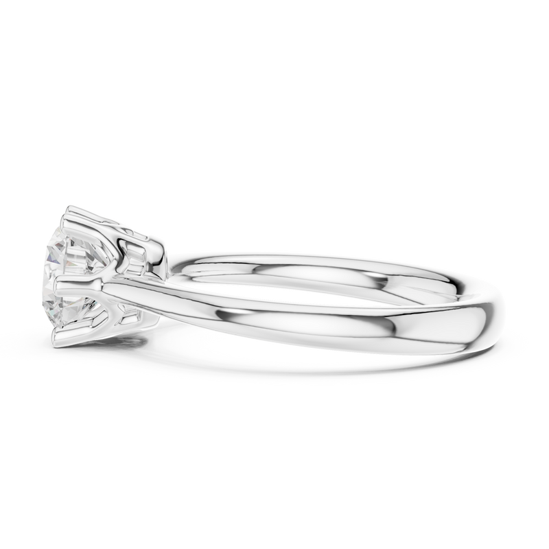 Ladies Ring DDLR-558@7 - White Gold - Image