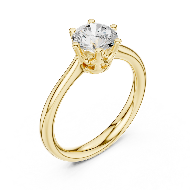 Ladies Ring DDLR-558@7 - Yellow Gold - Image