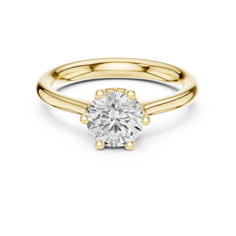 Ladies Ring DDLR-558@7 - Yellow Gold - Image