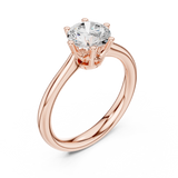 Ladies Ring DDLR-559@7 - Rose Gold - Image