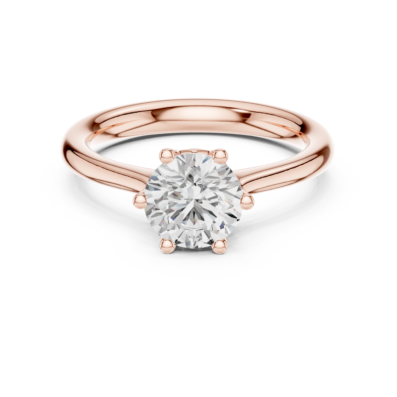 Ladies Ring DDLR-559@7 - Rose Gold - Image