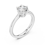 Ladies Ring DDLR-559@7 - White Gold - Image