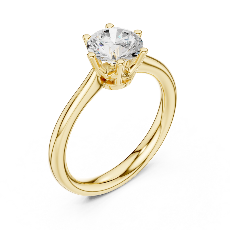 Ladies Ring DDLR-559@7 - Yellow Gold - Image