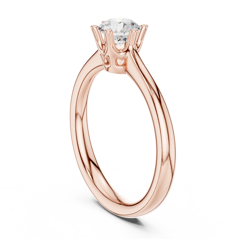 Ladies Ring DDLR-560@7 - Rose Gold - Image