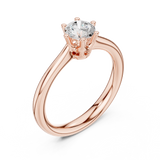 Ladies Ring DDLR-560@7 - Rose Gold - Image