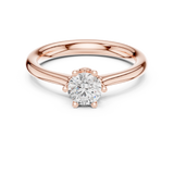 Ladies Ring DDLR-560@7 - Rose Gold - Image