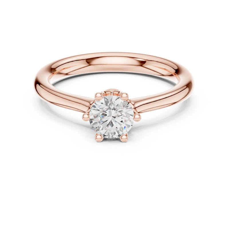 Ladies Ring DDLR-560@7 - Rose Gold - Image